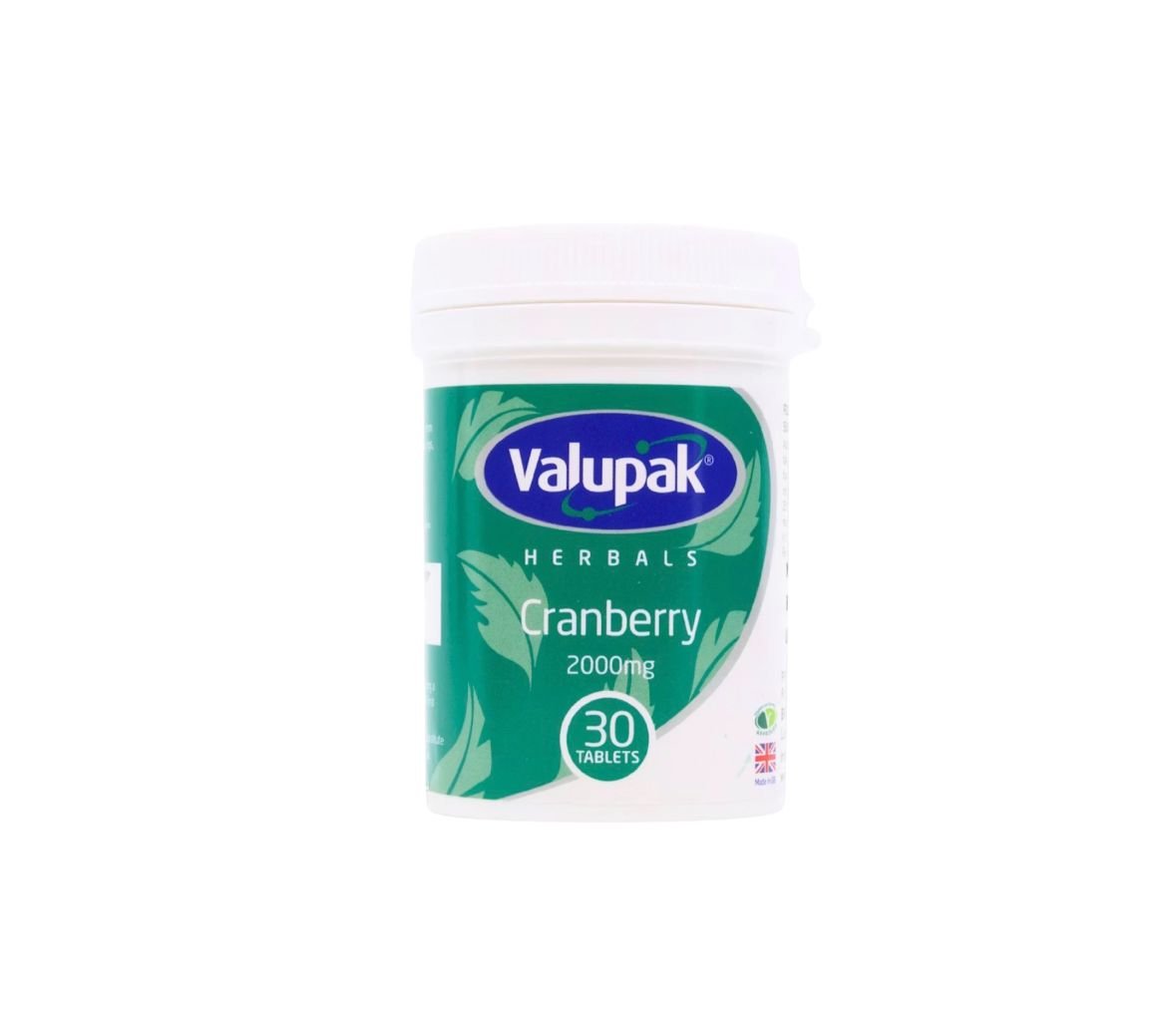Valupak Herbals Cranberry 2000mg tablets